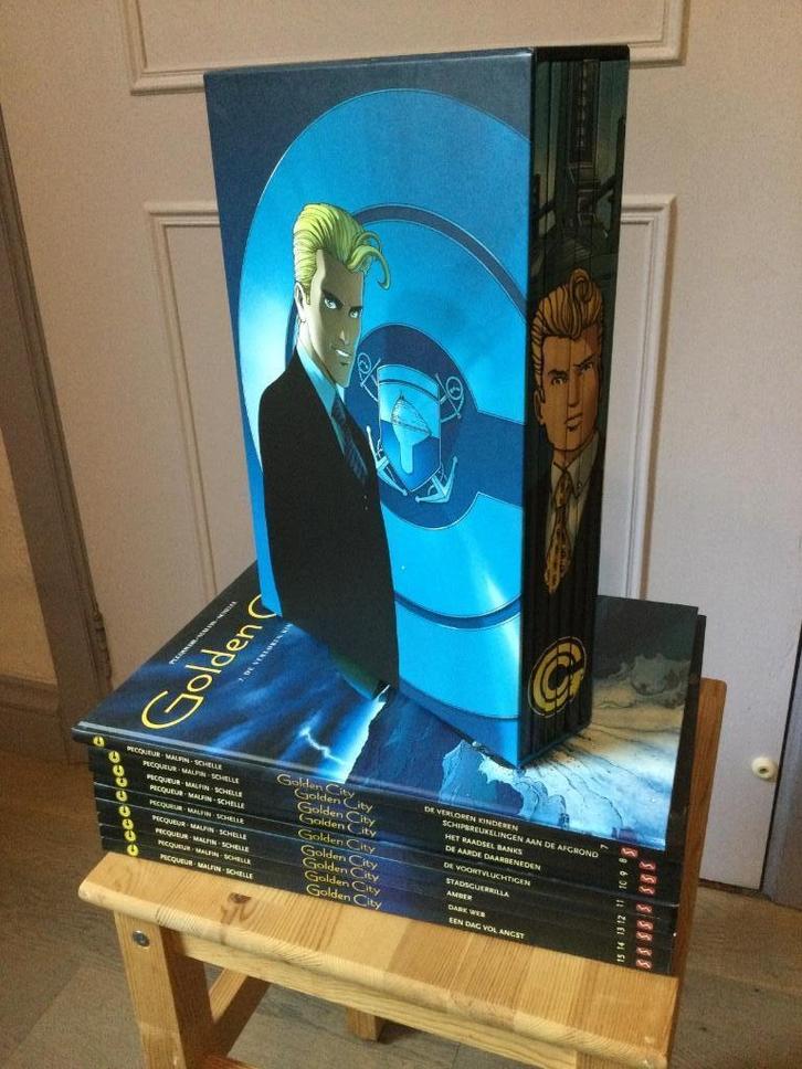 volledige reeks strips "Golden City", Boeken, Stripverhalen, Zo goed als nieuw, Complete serie of reeks, Ophalen