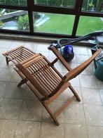 teakhouten loungestoel, Ophalen
