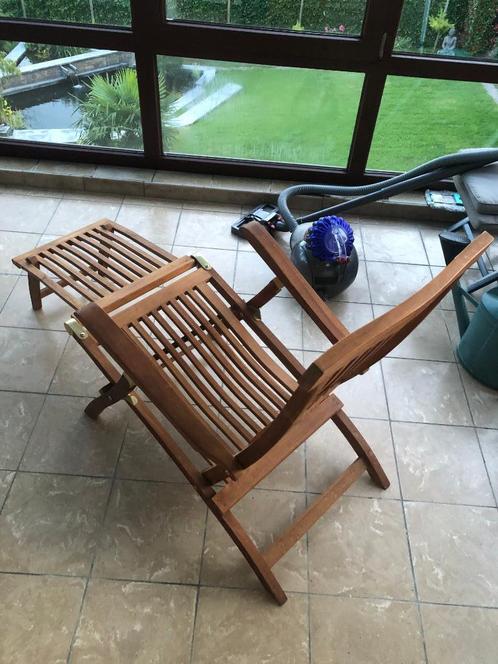 teakhouten loungestoel, Tuin en Terras, Ligbedden, Ophalen
