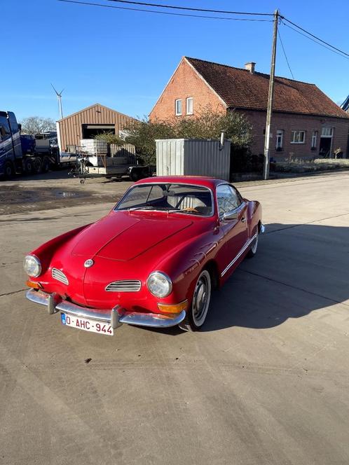 oldtimer Volkswagen Karmann-Ghia, Auto's, Oldtimers, Particulier, Lederen bekleding, Metaalkleur, Volkswagen, Benzine, Coupé, 3 deurs