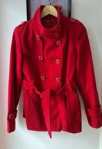 Warme rode jas voor herfst maat M, Verzenden, Gedragen, Maat 38/40 (M), Rood
