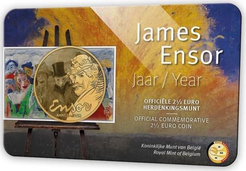 België 2024 - 2,5 euromunt - James Ensor, Postzegels en Munten, Munten | Europa | Euromunten, België, Ophalen of Verzenden