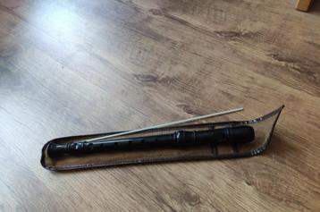 flute à bec, Musique & Instruments, Enlèvement, Utilisé, Soprano ou Sopranino, Avec valise, étui ou housse