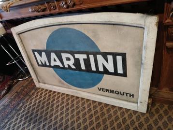 Groot antiek Martini reclamedoek uit Grandcafe beschikbaar voor biedingen