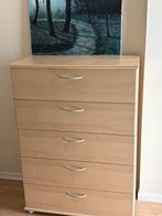 Ladekast + nachtkastje, Ophalen, Gebruikt, 5 laden of meer, 100 tot 150 cm