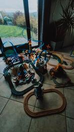 Circuit geotrax avec train et avion, Kinderen en Baby's, Ophalen of Verzenden, Zo goed als nieuw, Racebaan