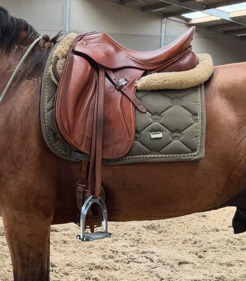 Zaldi san jorge 17 inch, Dieren en Toebehoren, Paarden en Pony's | Zadels, Gebruikt, Dressuur, Ophalen of Verzenden