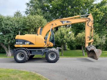 Cat M 313 C - Mobiele Kraan - Graafmachine (bj 2004) beschikbaar voor biedingen