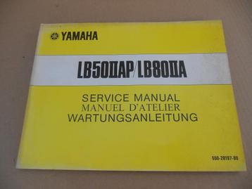Yamaha LB50II/80Chappy Service Manual Werkboek  beschikbaar voor biedingen
