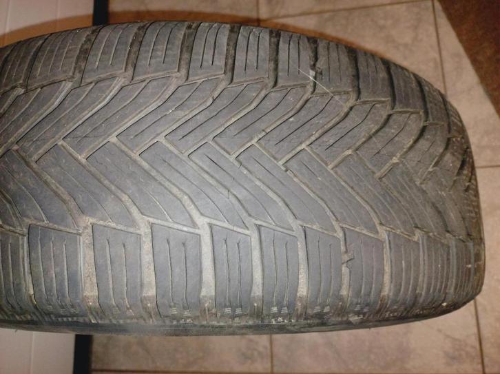 Michelin: 4 winterbanden + velgen, Auto-onderdelen, Banden en Velgen, Band(en), Winterbanden, 16 inch, 205 mm, Personenwagen, Gebruikt