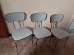 3 Vintage keukenstoelen, Huis en Inrichting, Stoelen, Ophalen, Gebruikt