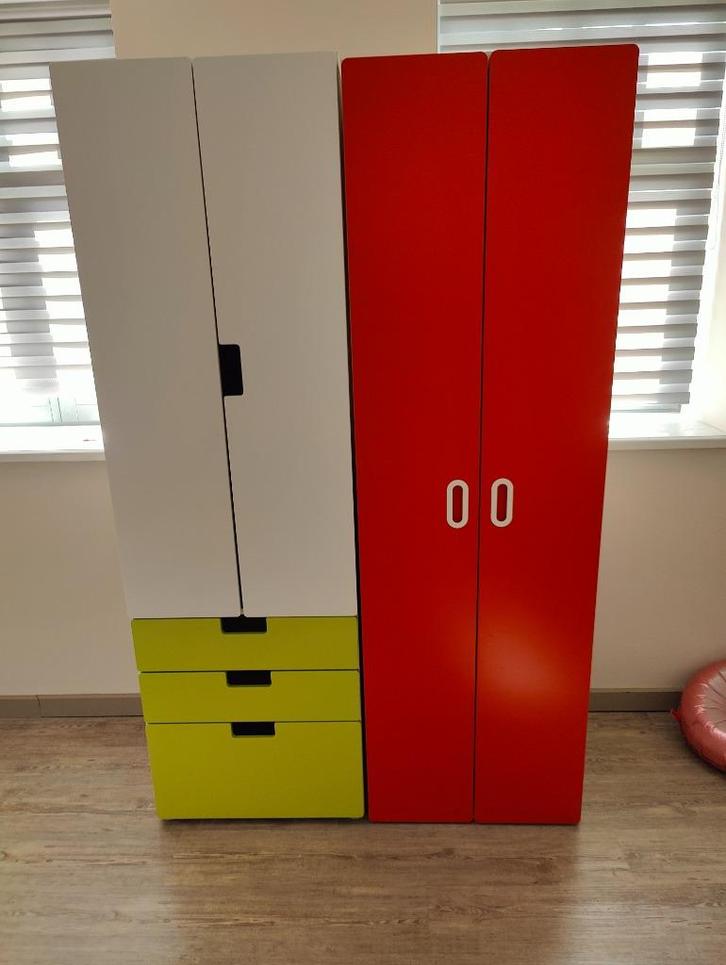 kinderkleerkast stuva ikea, Kinderen en Baby's, Kinderkamer | Commodes en Kasten, Zo goed als nieuw, Kast, 105 cm of meer, Minder dan 75 cm