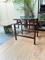 Vintage Oosters bijzettafeltje, Huis en Inrichting, Ophalen, Overige materialen, Gebruikt, Mid century