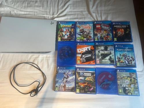 Ps5 disc editie met 12 spellen, Games en Spelcomputers, Spelcomputers | Sony PlayStation 5, Gebruikt, Playstation 5, Ophalen