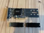 Synology M2D18 Cache card met 2 nvmi 512GB SSD’s, Computers en Software, Harde schijven, Ophalen, Intern, Gebruikt, Server