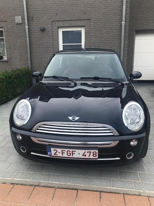Mini Cooper Cabrio, Auto's, Mini, Particulier, Cabrio, Benzine, 2 deurs, Handgeschakeld, Zwart, Bruin, Leder, Ophalen