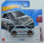 Hotwheels Fiat 500e (grijs), Verzenden, Nieuw, Auto