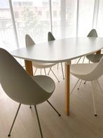 Eettafel en stoelen Friz Hansen, Huis en Inrichting, Complete eetkamers, Ophalen, Zo goed als nieuw, Modern, 4 tot 6 stoelen