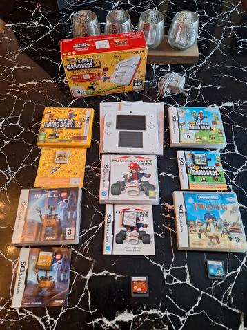 Nintendo 2DS-pakketten in Mario Bros-editiedoos + 6 games! 