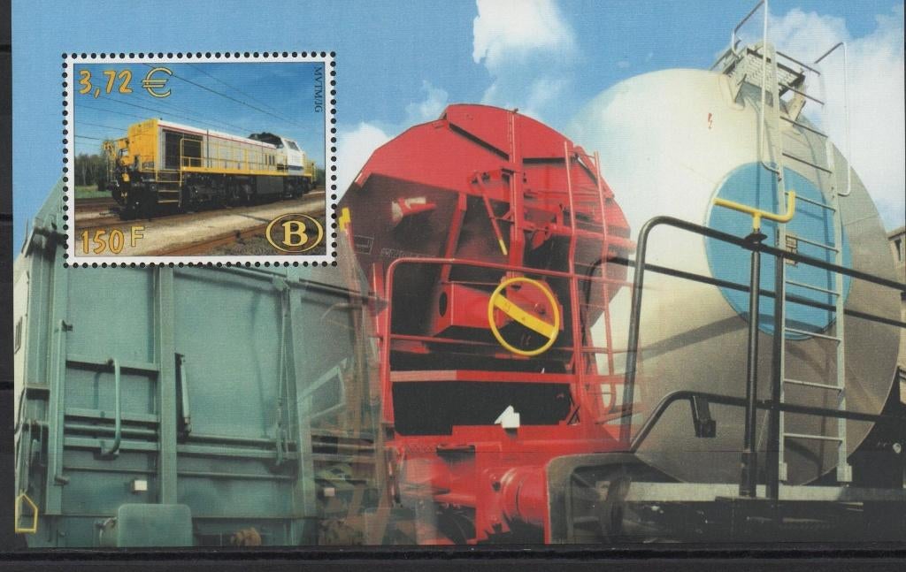 Belgique timbres chemins de fer, Timbres & Monnaies, Timbres | Europe | Belgique, Non oblitéré, Timbre-poste, Trains, Sans enveloppe