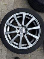 Alu velgen met banden Opel Insigna, Ophalen, 18 inch, Gebruikt, Banden en Velgen