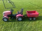 Speelgoed traktor met aanhangwagen, Gebruikt, Ophalen
