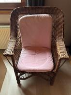 Vintage rieten zetel, Ophalen, Gebruikt, Eenpersoons, Riet of Rotan
