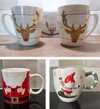 2x KERSTMOK Santa + geschenkset 2 kerstmokken Rudolf (nieuw), Diversen, Kerst, Ophalen of Verzenden, Nieuw