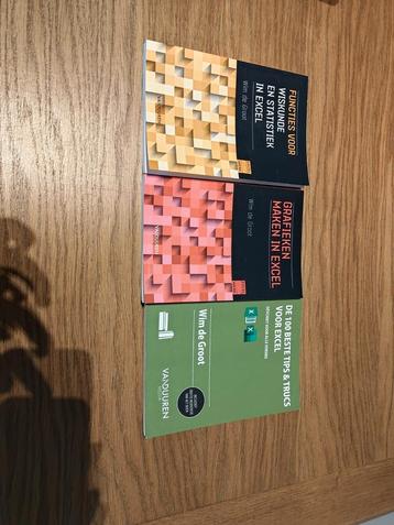 3 boeken voor Excel van Wim de Groot beschikbaar voor biedingen