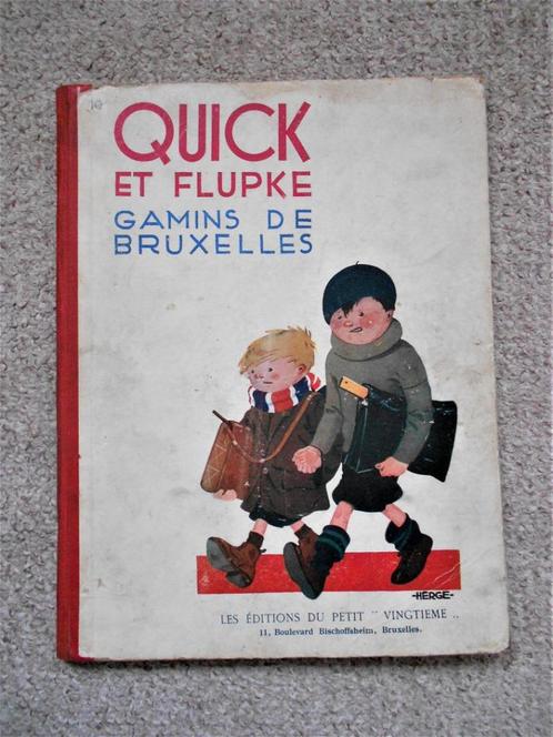 Quick et Flupke Gamins de Bruxelles - P2 - 1ère édition 1930, Livres, BD, Utilisé, Une BD, Enlèvement ou Envoi