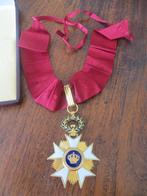 MEDAILLE - Commandeur in de Kroonorde - Groot Model, Ophalen of Verzenden, Landmacht, Lintje, Medaille of Wings