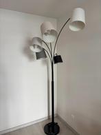 Design vloerlamp zwart 5-lichts, lampvoet van marmer, Ophalen, Zo goed als nieuw, Metaal, 200 cm of meer