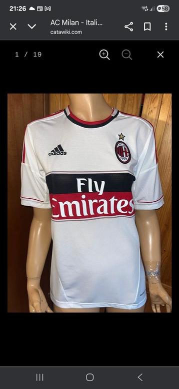 Voetbalshirt AC Milan 2012, Sports & Fitness, Football, Taille S, Enlèvement ou Envoi, Comme neuf, Maillot