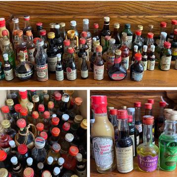 Collection de 60 bouteilles miniatures beschikbaar voor biedingen