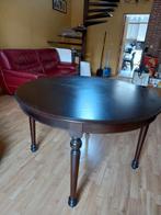Gratis eiken ronde eettafel, Huis en Inrichting, Tafels | Eettafels, Ophalen, Zo goed als nieuw