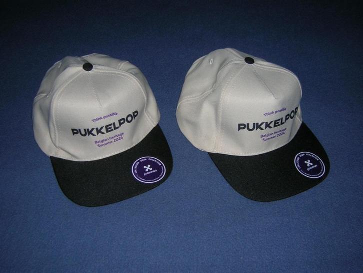 Pukkelpop petjes 2024, Kleding | Heren, Hoeden en Petten, Zo goed als nieuw, Pet, Ophalen of Verzenden