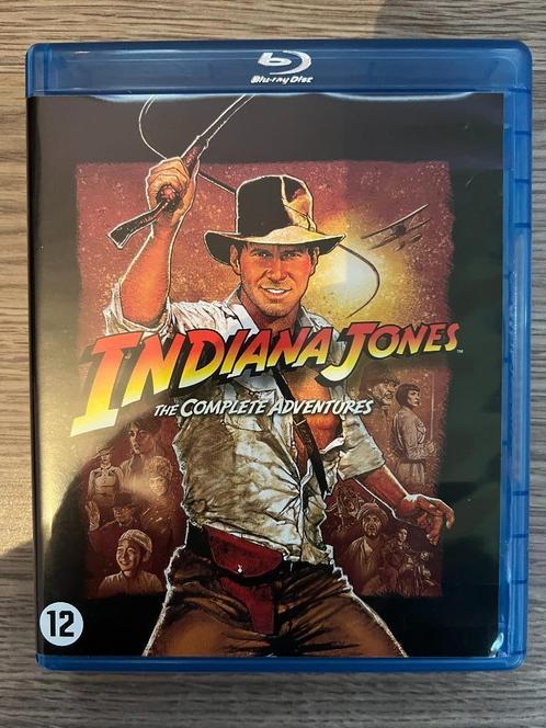 Indiana Jones Quadrologie (Blu-Ray), CD & DVD, Blu-ray, Comme neuf, Aventure, Coffret, Enlèvement ou Envoi