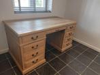 Bureau in massief eik landelijke stijl, Huis en Inrichting, Bureaus, Ophalen, Zo goed als nieuw, Bureau