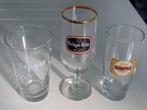 Krüger glazen, Kruger glazen retro vintage, Kur-pils glazen, Verzamelen, Glas en Drinkglazen, Ophalen, Gebruikt, Bierglas