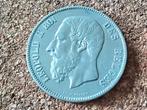 5 frank zilver Leopold II 1870 in pracht staat, Postzegels en Munten, Zilver, Ophalen of Verzenden, Losse munt, Zilver