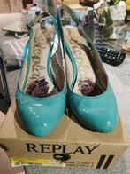 Mooie turquoise lak pumps van Replay, Kleding | Dames, Pumps, Overige kleuren, Ophalen of Verzenden, Gedragen
