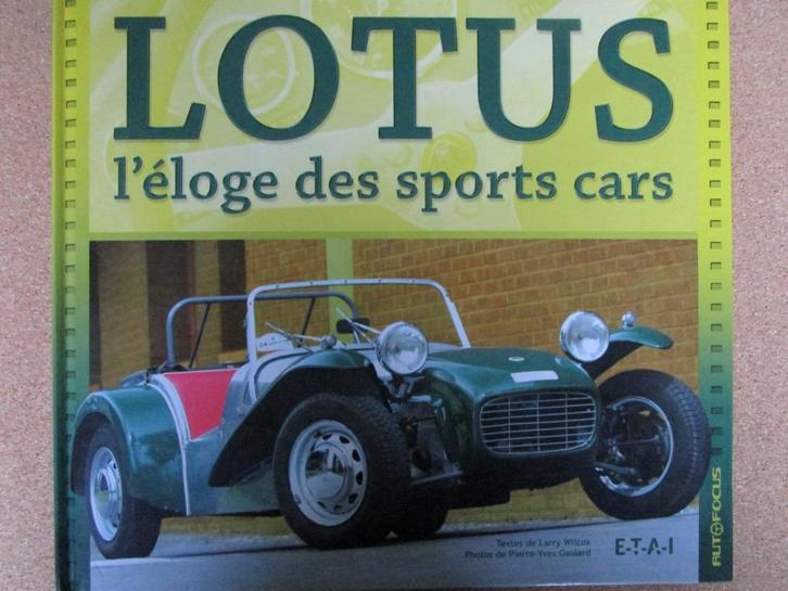 LOTUS l'éloge des sports cars, Boeken, Auto's | Boeken, Gelezen, Ophalen of Verzenden