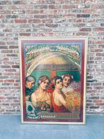Stoet der vier seizoenen affiche expo 1910, Ophalen of Verzenden