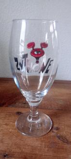 Brasserie bierglas Zythone tekening van Carpentier, Ophalen of Verzenden, Zo goed als nieuw, Glas of Glazen, Overige merken
