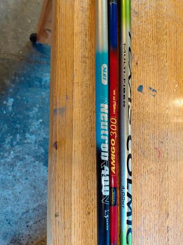 Lichte hengeltjes 3 en 4 meter beschikbaar voor biedingen