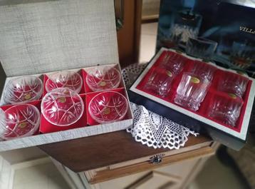 cristal glazen/schaaltjes beschikbaar voor biedingen