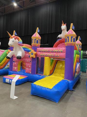 Springkasteel Multiplay Unicorn Te Huur beschikbaar voor biedingen