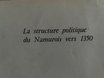 La Structure politique du Namurois vers 1350, Comme neuf, 14e siècle ou avant, Enlèvement ou Envoi