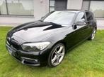 BMW 116i FaceLift Navi/AutAirco/Cruise/PDC/Bluetooth/USB/19", Zwart, Bedrijf, 5 deurs, 3 cilinders