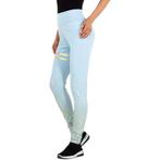 Legging lichtblauw goud glitter S/M, Kleding | Dames, Leggings, Maillots en Panty's, Legging, Maat 36/38 (S), Nieuw, Verzenden